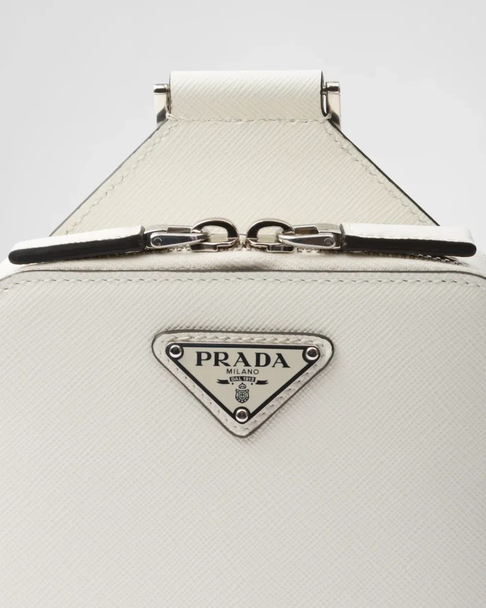 Hombre Prada MOCHILAS Y RIÑONERAS^Bolso Brique De Piel Saffiano