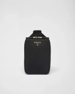 Hombre Prada MOCHILAS Y RIÑONERAS^Bolso Brique De Piel Saffiano