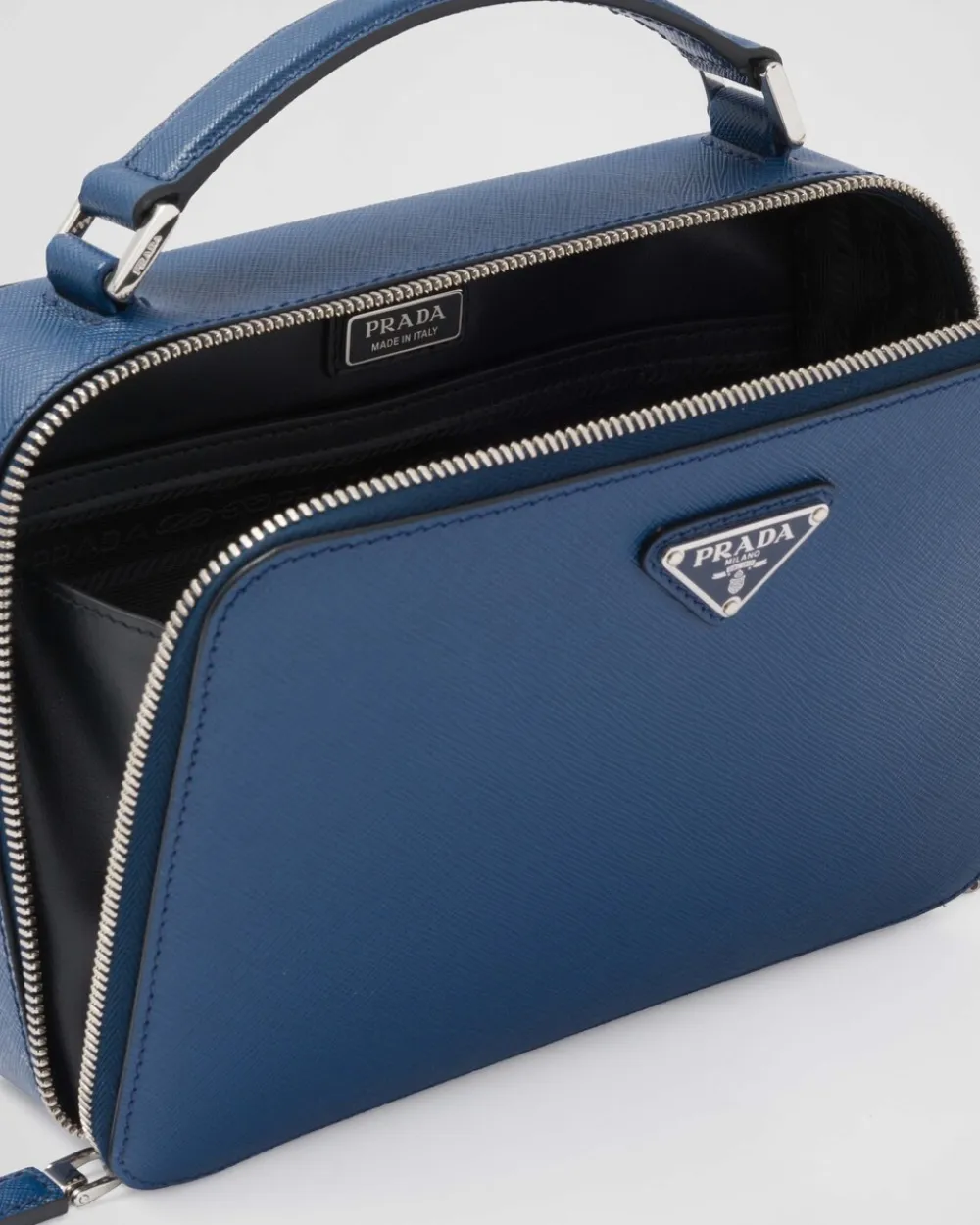 Hombre Prada BOLSOS MENSAJEROS^Bolso Brique De Piel Saffiano