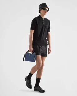 Hombre Prada BOLSOS MENSAJEROS^Bolso Brique De Piel Saffiano