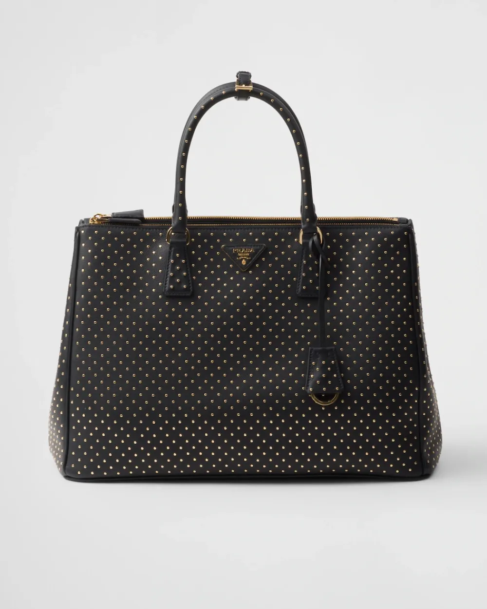 Mujer Prada PRADA GALLERIA|BOLSOS CON ASA SUPERIOR^Bolso Galleria Extragrande De Piel Con Tachuelas