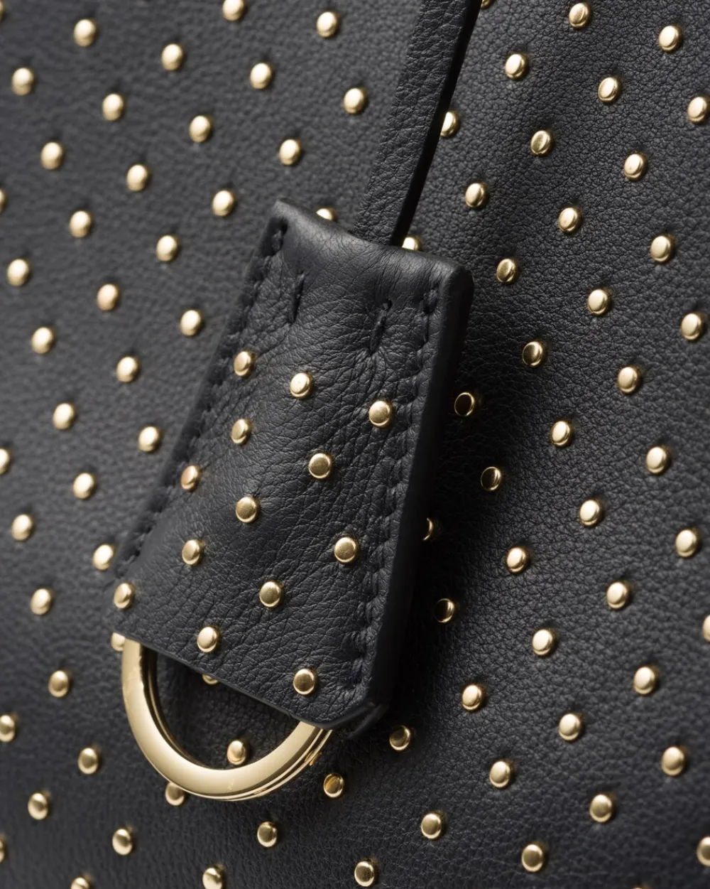 Mujer Prada PRADA GALLERIA|BOLSOS CON ASA SUPERIOR^Bolso Galleria Extragrande De Piel Con Tachuelas