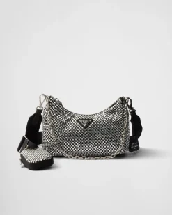 Mujer Prada PRADA RE-EDITION|BOLSOS DE HOMBRO^Bolso Re-edition 2005 Con Cristales