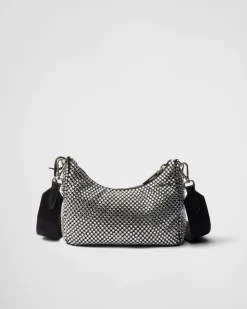 Mujer Prada PRADA RE-EDITION|BOLSOS DE HOMBRO^Bolso Re-edition 2005 Con Cristales