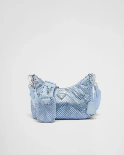 Prada PRADA RE-EDITION^Bolso Re-edition 2005 Con Cristales