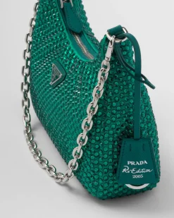 Prada PRADA RE-EDITION^Bolso Re-edition 2005 Con Cristales