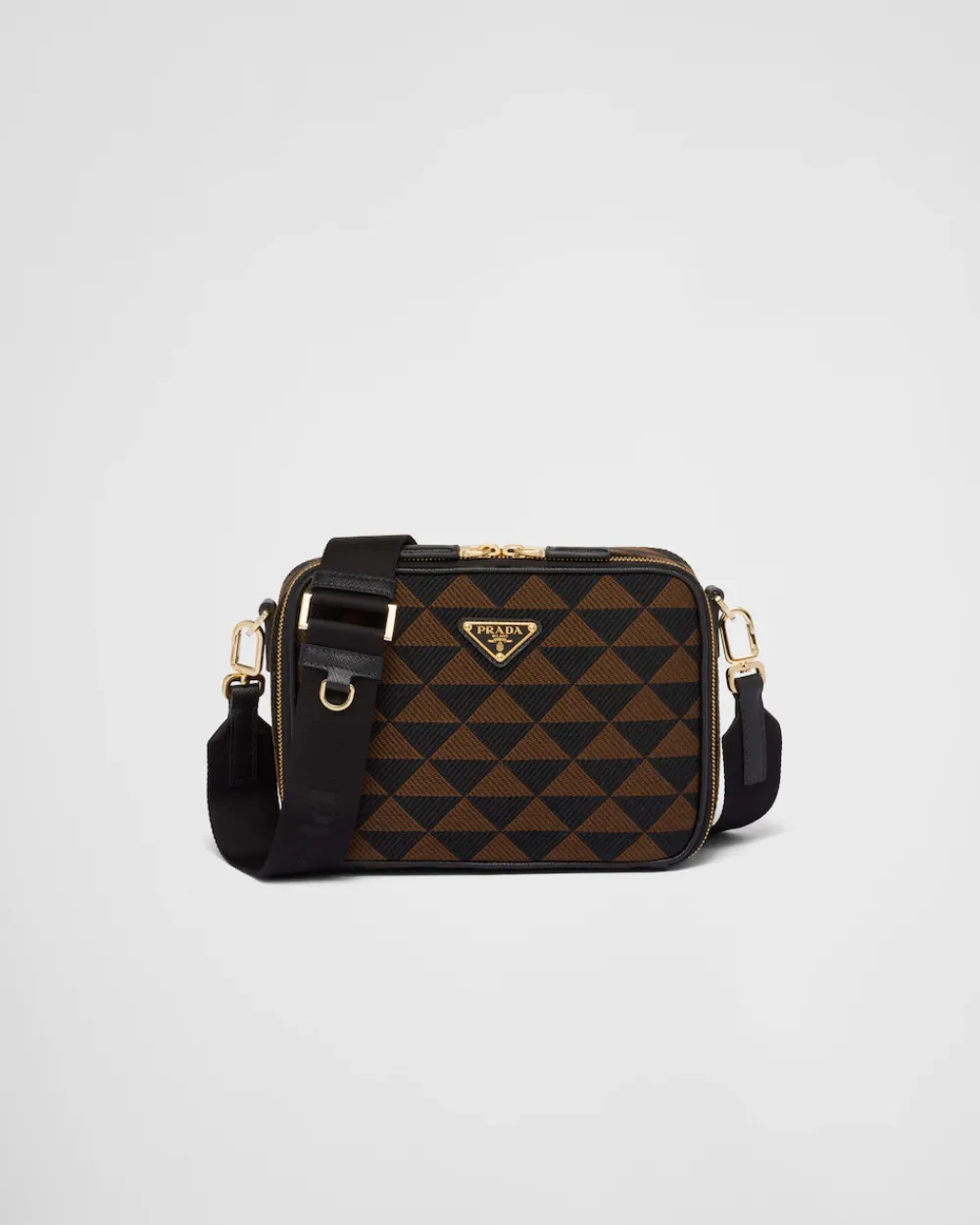 Hombre Prada BOLSOS MENSAJEROS^Bolso Symbole De Tela Bordada