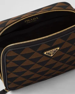 Hombre Prada BOLSOS MENSAJEROS^Bolso Symbole De Tela Bordada