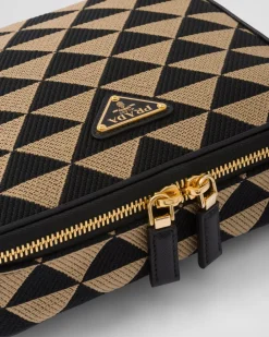 Hombre Prada BOLSOS MENSAJEROS^Bolso Symbole De Tela Bordada