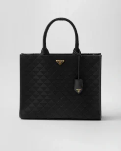 Mujer Prada BOLSOS CON ASA SUPERIOR|BOLSOS CON ASA SUPERIOR^Bolso Symbole Grande De Tela Bordada
