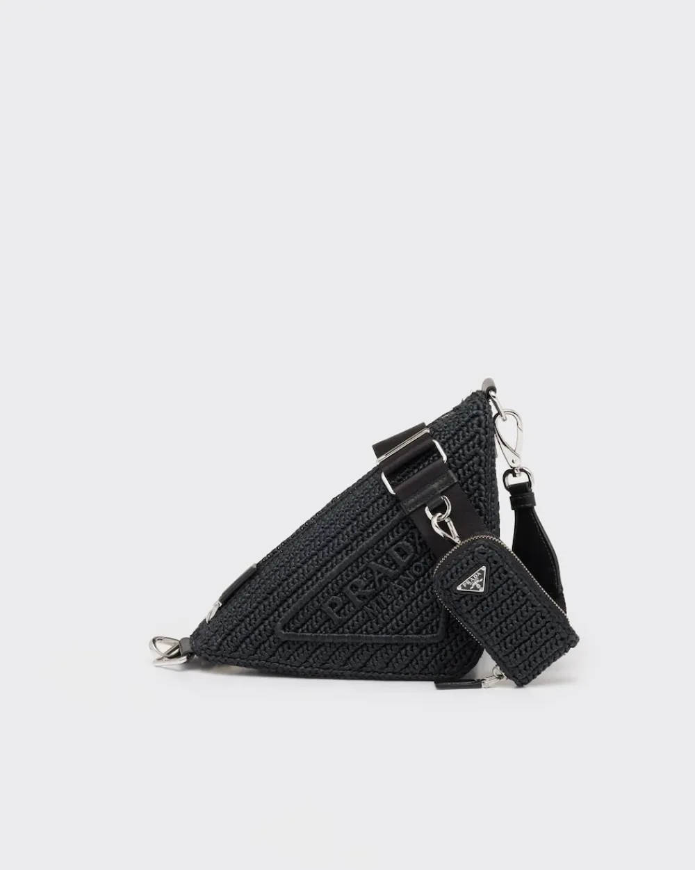 Mujer Prada PRADA SUMMER BAGS|BOLSOS DE HOMBRO^Bolso Triangle De Croché