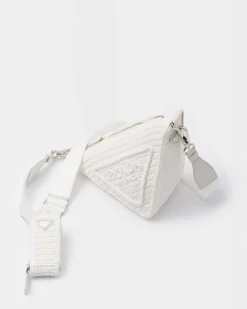 Mujer Prada PRADA SUMMER BAGS|BOLSOS DE HOMBRO^Bolso Triangle De Croché
