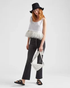 Mujer Prada PRADA SUMMER BAGS|BOLSOS DE HOMBRO^Bolso Triangle De Croché