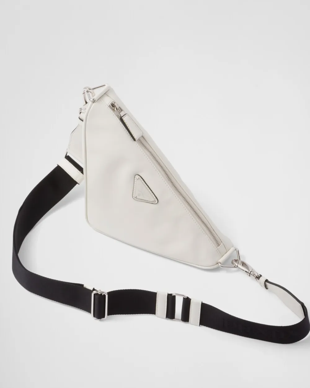 Hombre Prada BOLSOS MENSAJEROS^Bolso Triangle De Piel