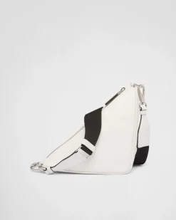 Hombre Prada BOLSOS MENSAJEROS^Bolso Triangle De Piel
