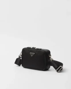 Hombre Prada BOLSOS MENSAJEROS^Bolso Re-nylon Y Piel Saffiano Brique