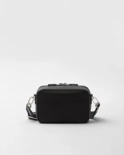 Hombre Prada BOLSOS MENSAJEROS^Bolso Re-nylon Y Piel Saffiano Brique