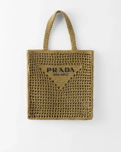 Mujer Prada PRADA SUMMER BAGS|BOLSOS GRANDES^Bolso Tote De Croché