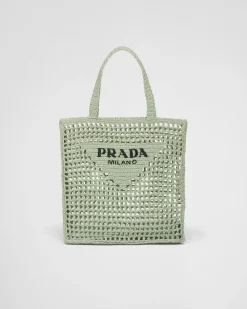 Mujer Prada PRADA SUMMER BAGS|BOLSOS GRANDES^Bolso Tote De Croché
