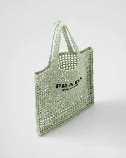 Mujer Prada PRADA SUMMER BAGS|BOLSOS GRANDES^Bolso Tote De Croché