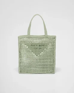Mujer Prada PRADA SUMMER BAGS|BOLSOS GRANDES^Bolso Tote De Croché