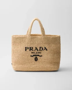 Mujer Prada PRADA SUMMER BAGS|BOLSOS GRANDES^Bolso Tote De Croché