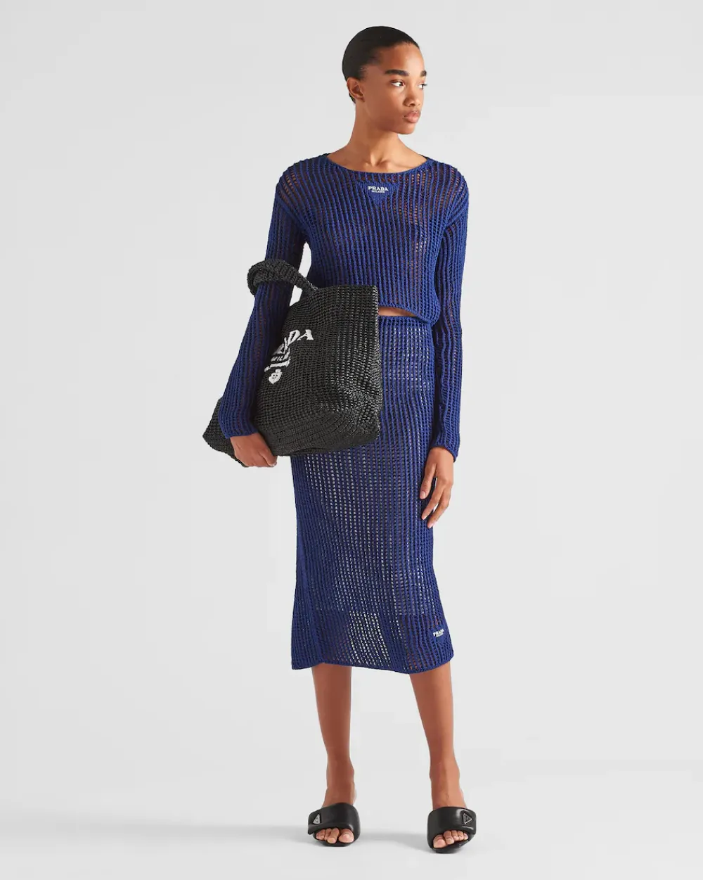 Mujer Prada BOLSOS GRANDES|BOLSOS GRANDES^Bolso Tote De Croché