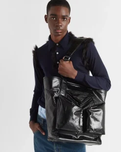 Hombre Prada BOLSOS GRANDES^Bolso Tote De Piel