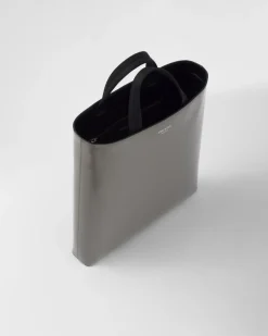 Hombre Prada BOLSOS GRANDES^Bolso Tote De Piel