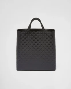 Hombre Prada BOLSOS GRANDES^Bolso Tote De Piel
