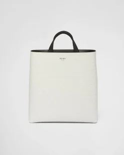 Hombre Prada BOLSOS GRANDES^Bolso Tote De Piel