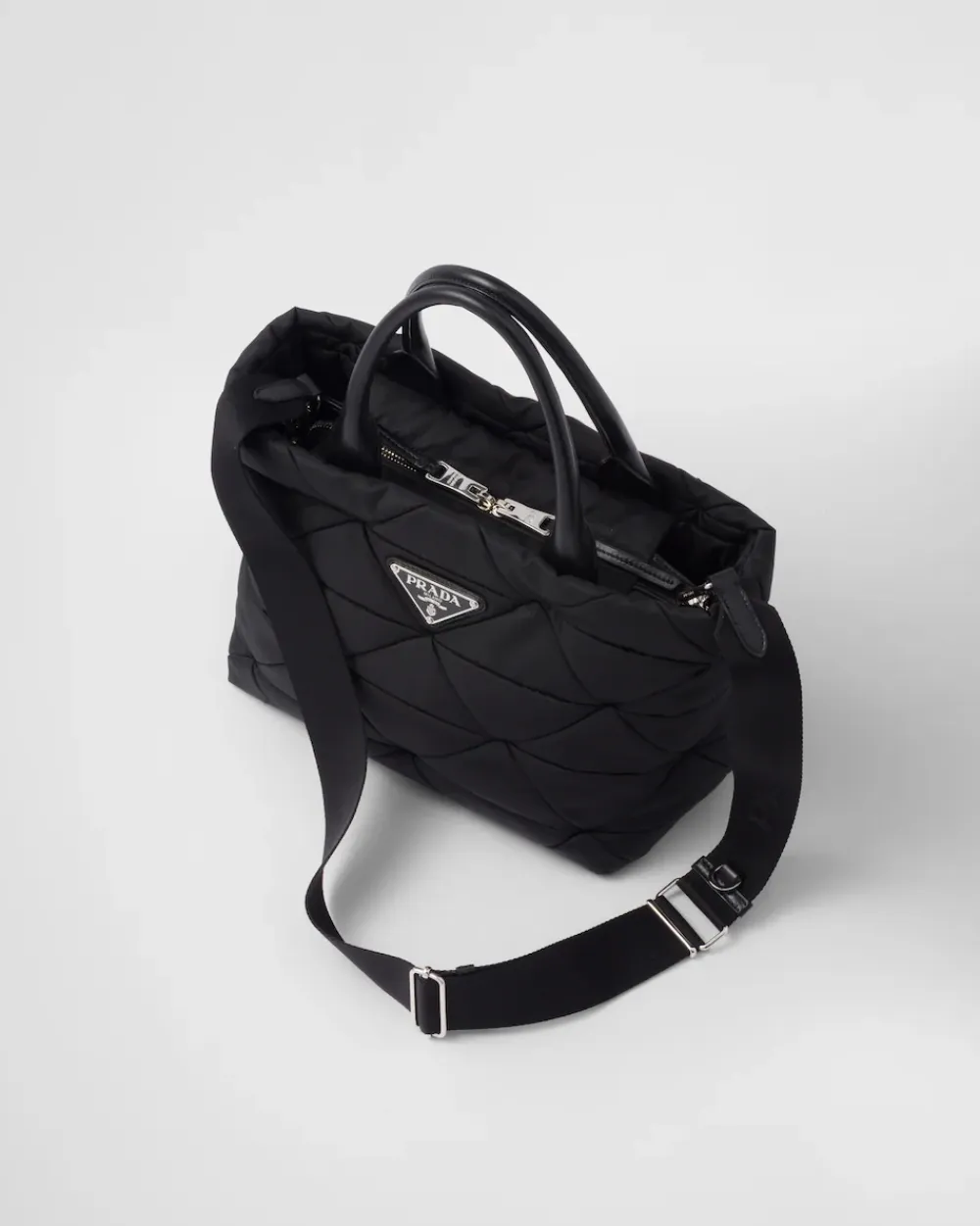 Mujer Prada COLECCIÓN FEMENINA|BOLSOS GRANDES^Bolso Tote De Re-nylon Acolchado Pequeño