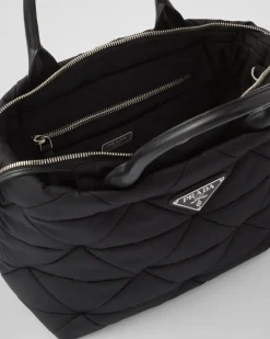 Mujer Prada COLECCIÓN FEMENINA|BOLSOS GRANDES^Bolso Tote De Re-nylon Acolchado Pequeño