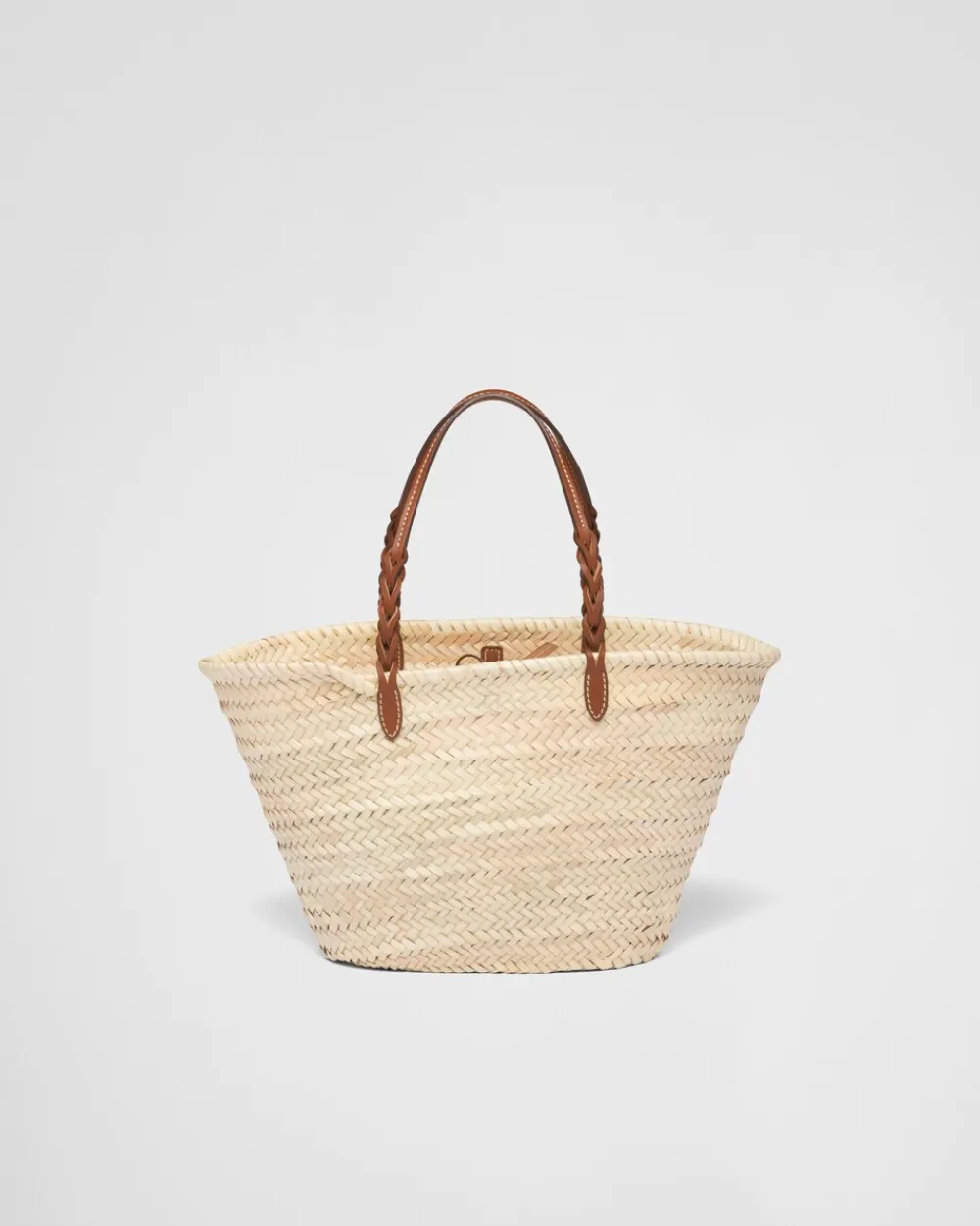 Prada PRADA SUMMER BAGS^Bolso Tote De Tejido Trenzado Y Piel