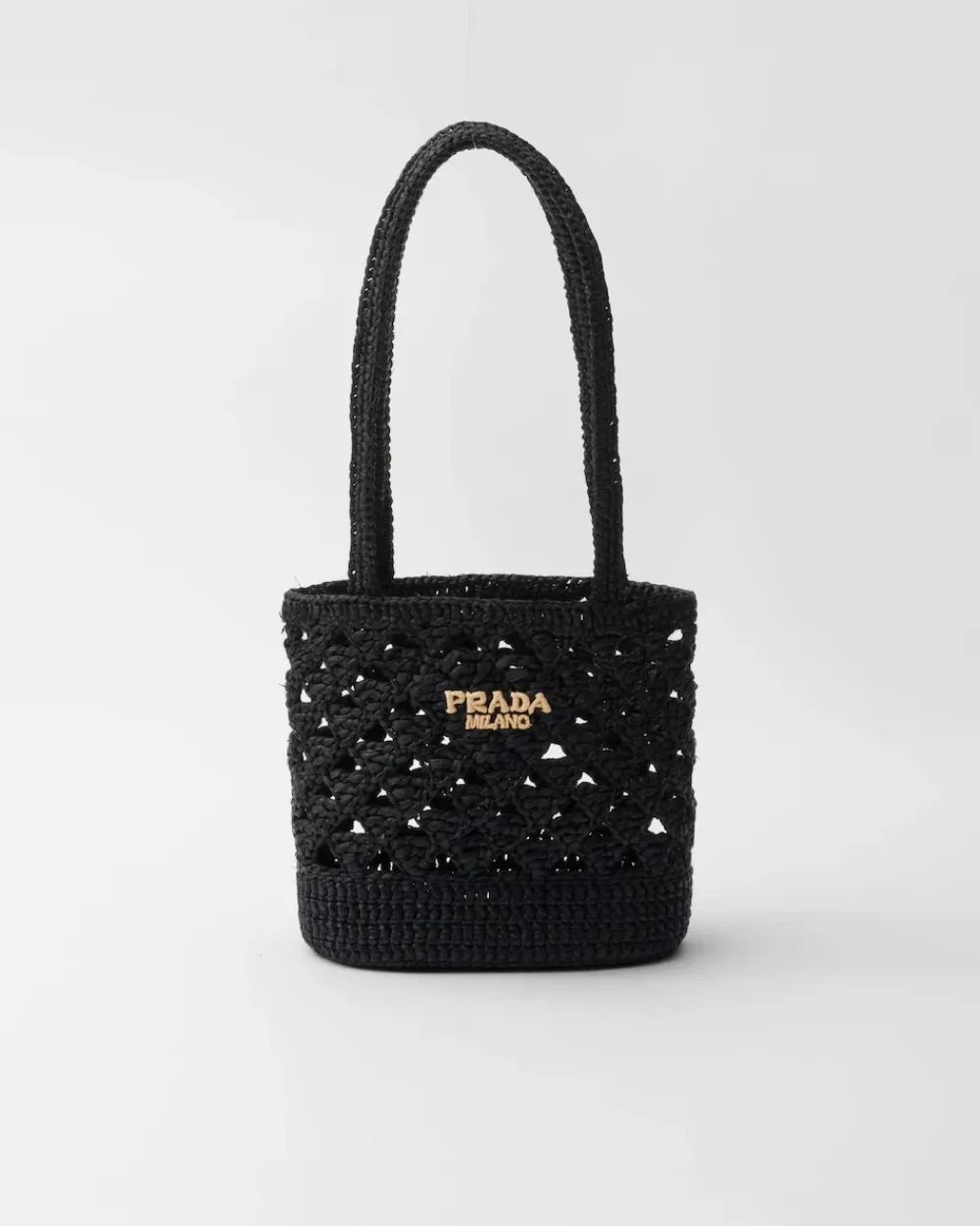 Mujer Prada PRADA SUMMER BAGS|BOLSOS GRANDES^Bolso Tote En Tejido Trenzado De Croché