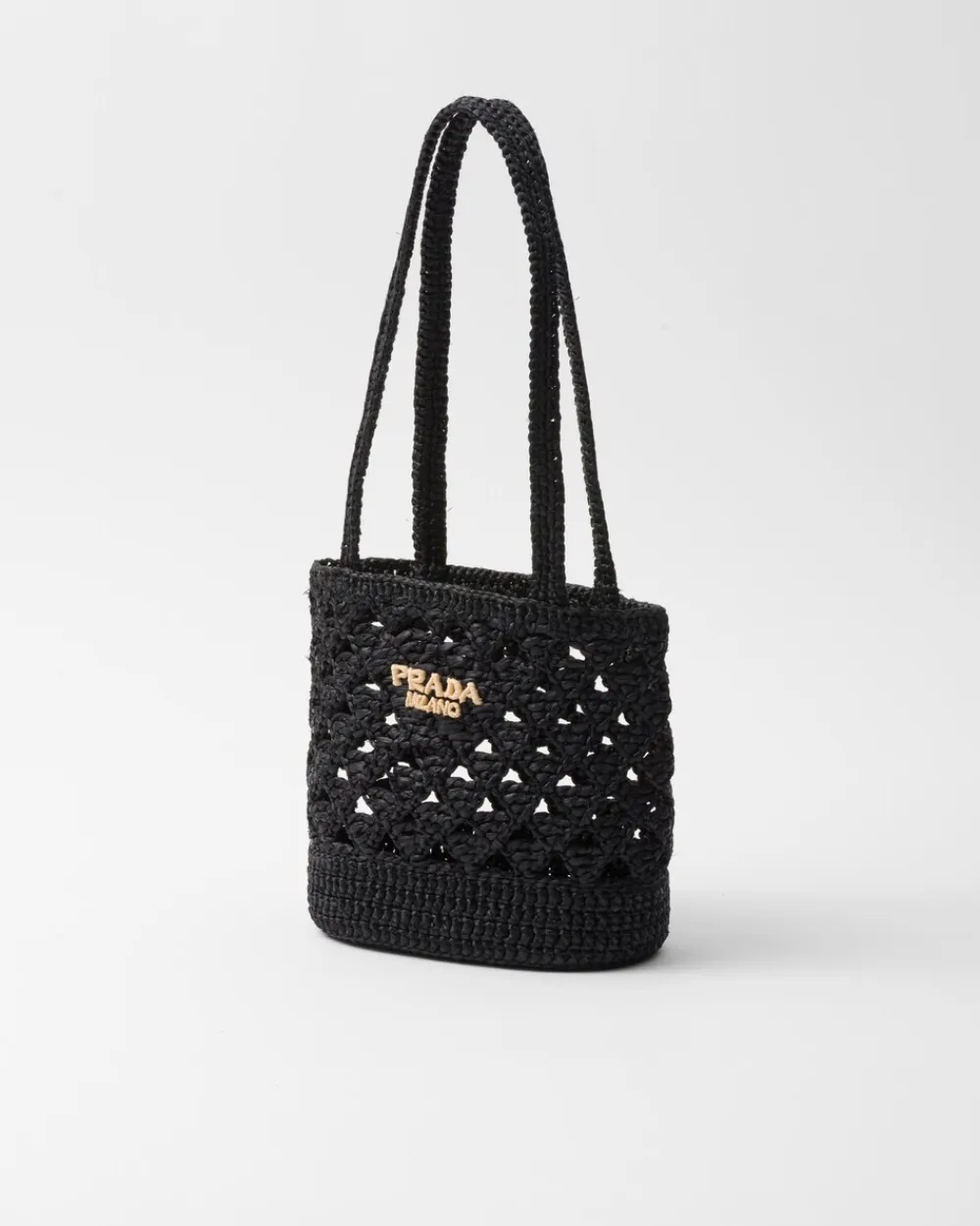 Mujer Prada PRADA SUMMER BAGS|BOLSOS GRANDES^Bolso Tote En Tejido Trenzado De Croché