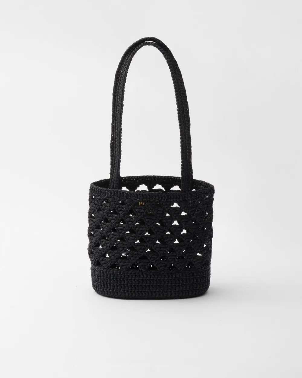 Mujer Prada PRADA SUMMER BAGS|BOLSOS GRANDES^Bolso Tote En Tejido Trenzado De Croché