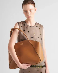 Mujer Prada BOLSOS GRANDES|BOLSOS GRANDES^Bolso Tote Grande De Piel
