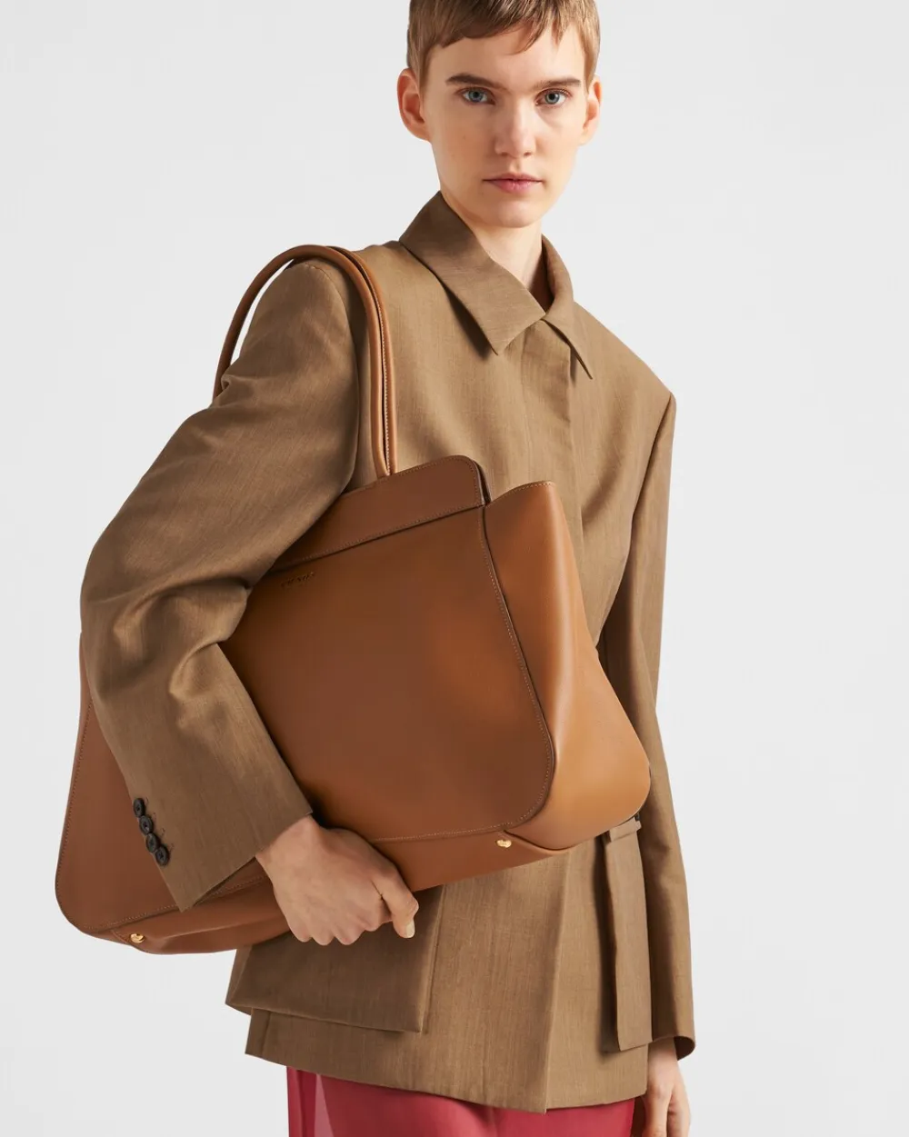 Mujer Prada BOLSOS GRANDES|BOLSOS GRANDES^Bolso Tote Grande De Piel