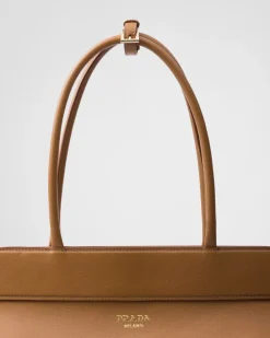 Mujer Prada BOLSOS GRANDES|BOLSOS GRANDES^Bolso Tote Grande De Piel