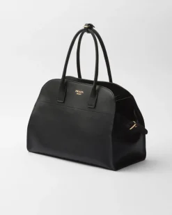 Mujer Prada BOLSOS GRANDES|BOLSOS GRANDES^Bolso Tote Grande De Piel Con Hebillas