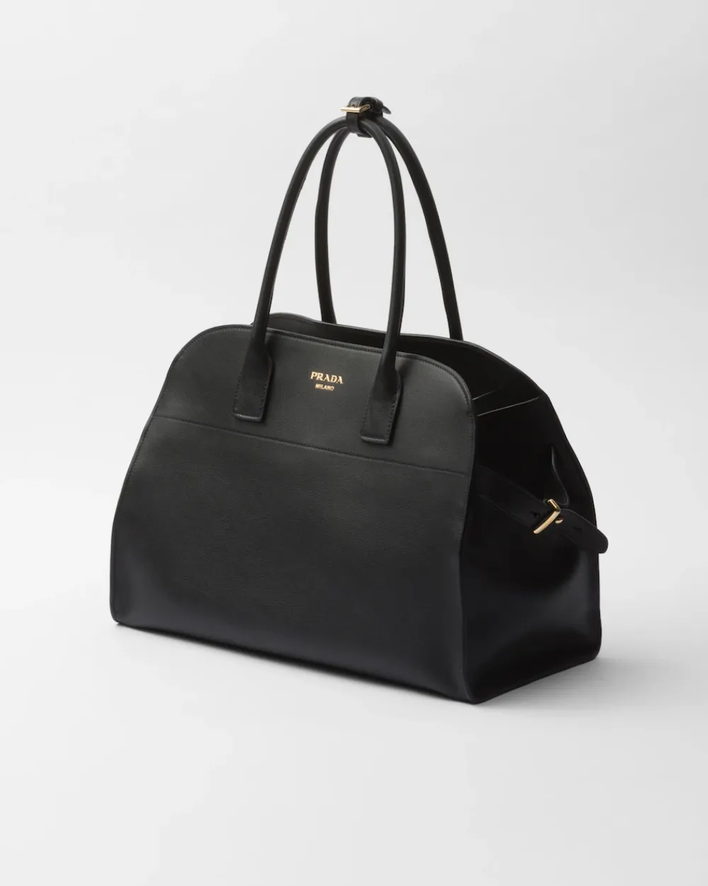Mujer Prada BOLSOS GRANDES|BOLSOS GRANDES^Bolso Tote Grande De Piel Con Hebillas