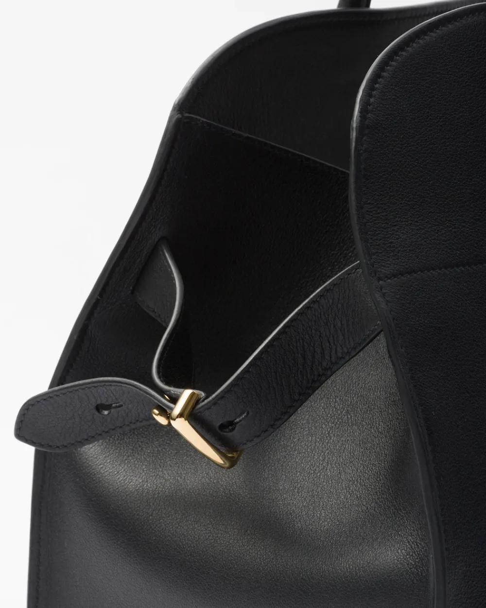 Mujer Prada BOLSOS GRANDES|BOLSOS GRANDES^Bolso Tote Grande De Piel Con Hebillas