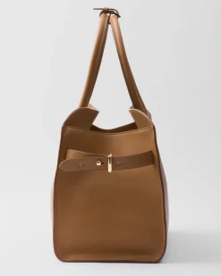 Mujer Prada BOLSOS GRANDES|BOLSOS GRANDES^Bolso Tote Grande De Piel Con Hebillas