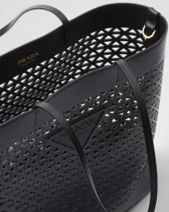 Mujer Prada PRADA SUMMER BAGS|BOLSOS GRANDES^Bolso Tote Grande De Piel Perforada