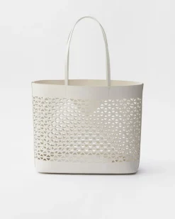 Mujer Prada PRADA SUMMER BAGS|BOLSOS GRANDES^Bolso Tote Grande De Piel Perforada