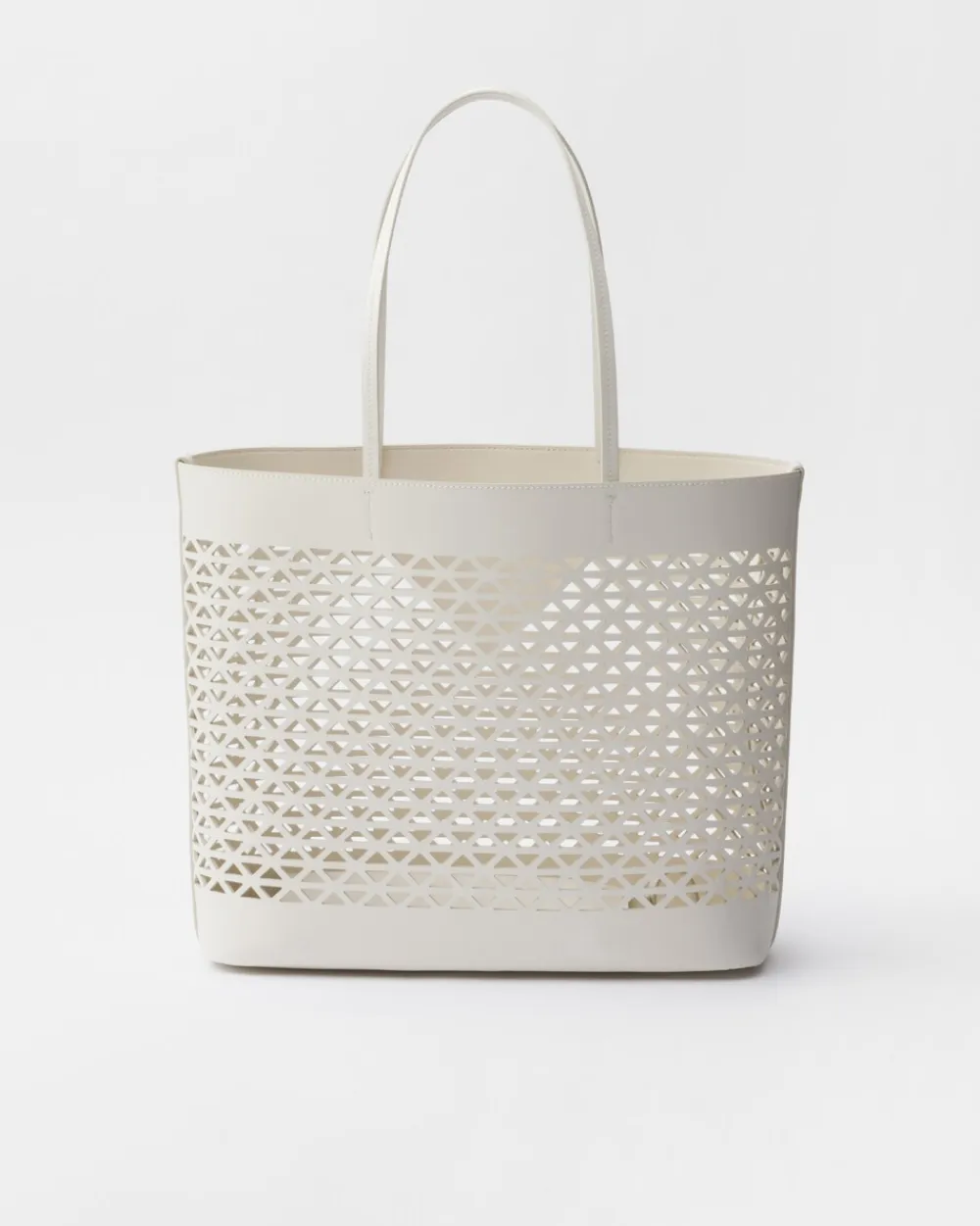 Mujer Prada PRADA SUMMER BAGS|BOLSOS GRANDES^Bolso Tote Grande De Piel Perforada