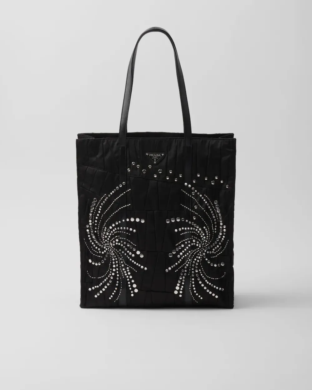 Mujer Prada BOLSOS GRANDES|BOLSOS GRANDES^Bolso Tote Grande De Re-nylon Con Patchwork Y Bordados