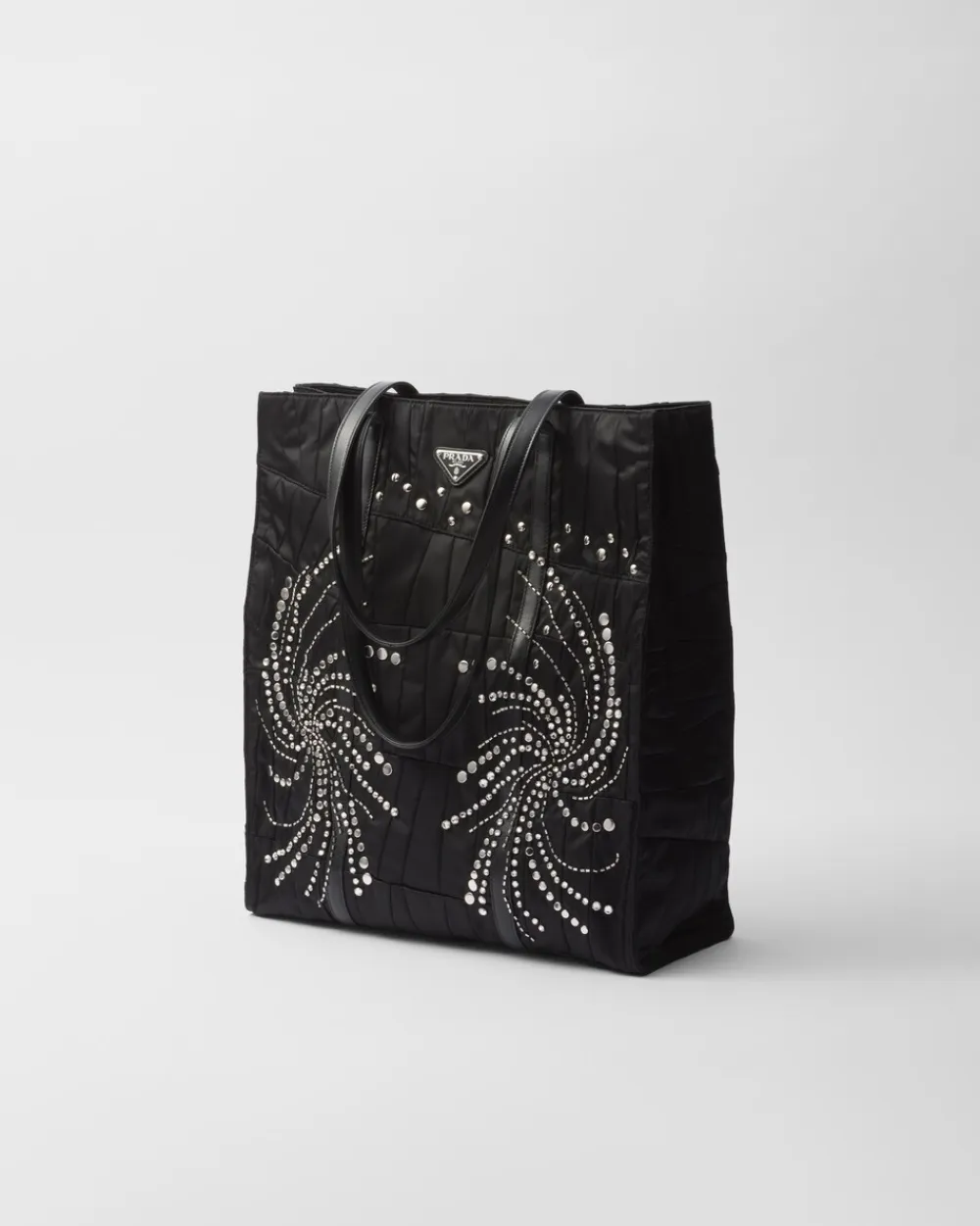 Mujer Prada BOLSOS GRANDES|BOLSOS GRANDES^Bolso Tote Grande De Re-nylon Con Patchwork Y Bordados