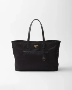 Mujer Prada COLECCIÓN FEMENINA|BOLSOS GRANDES^Bolso Tote Grande De Re-nylon Y Piel Saffiano Re-edition 1978